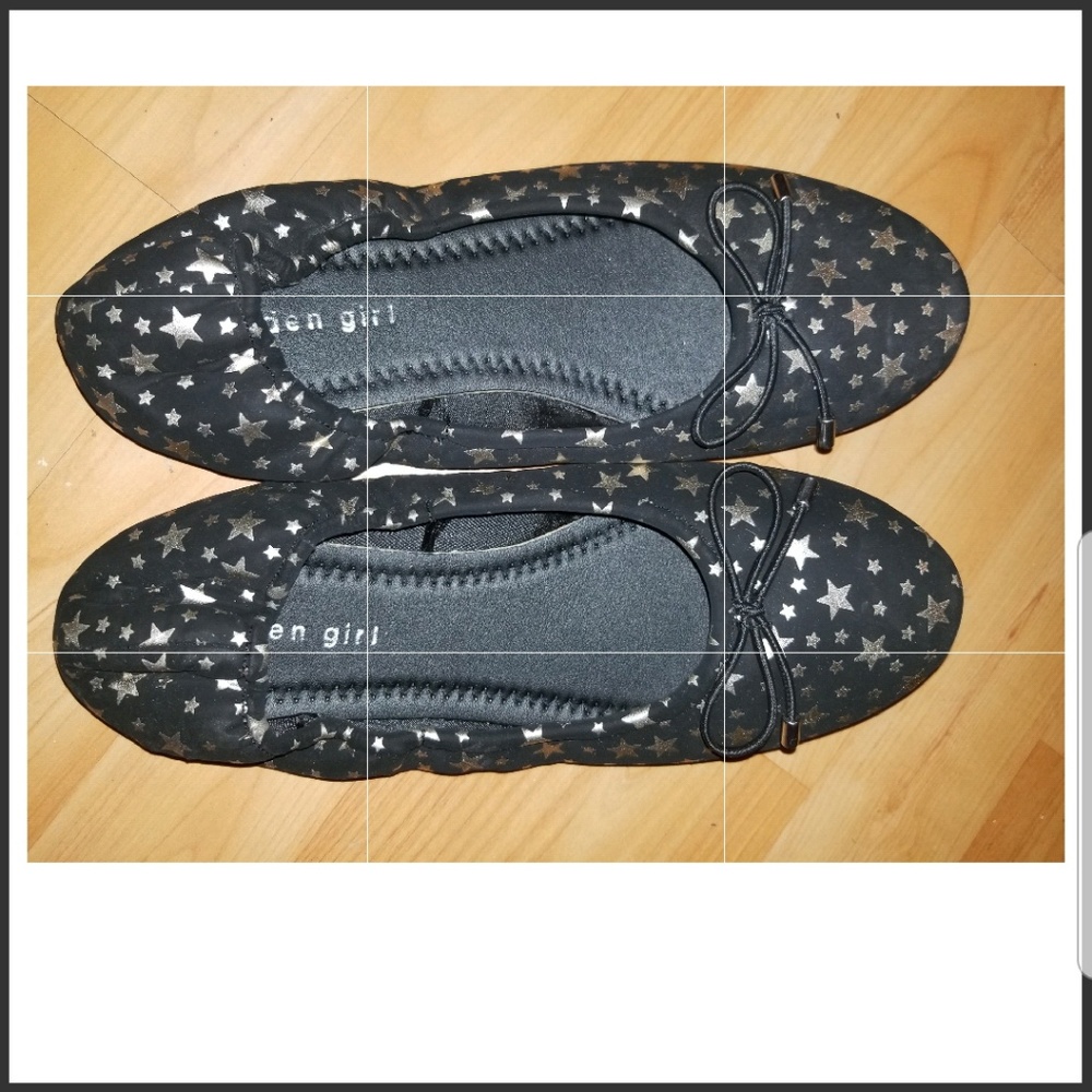 NEW 9M Steve Madden Girl Star Slip-on Flats